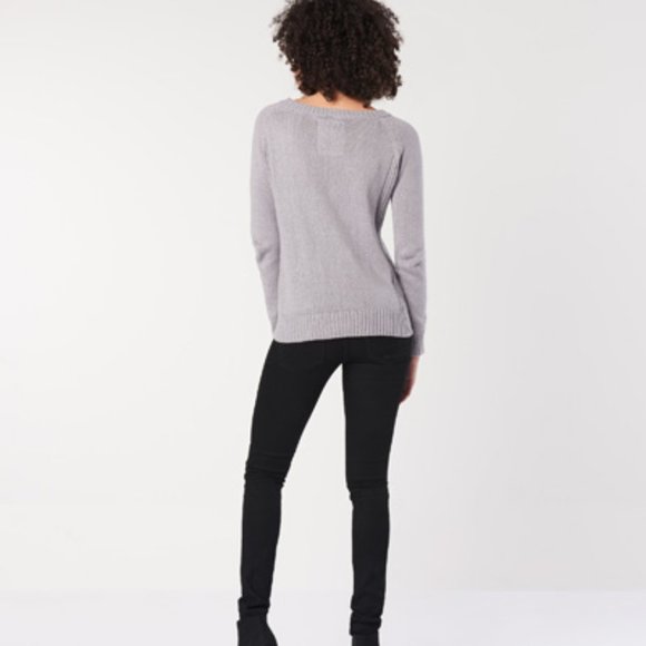 Ladies' Knit Sweater MIDNIGHT BLUE (LKS) - Picture 3 of 6